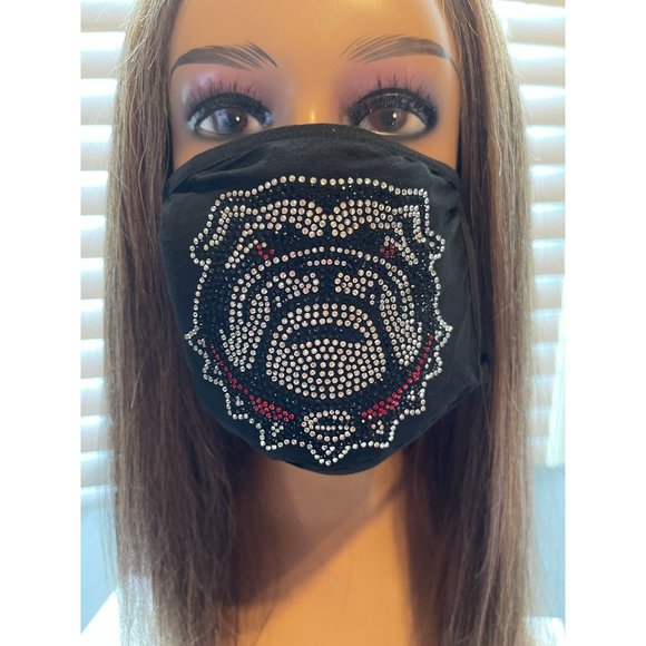 University of Georgia Bulldogs Bling Face Mask - Picture 8 of 10